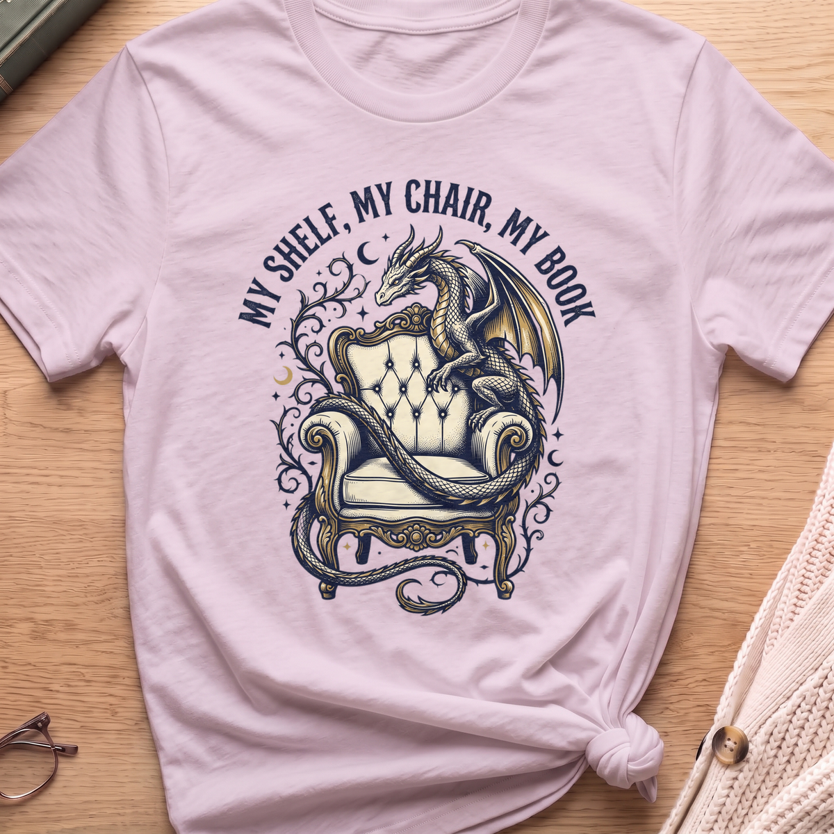 My Shelf, My Chair, My Book T-Shirt