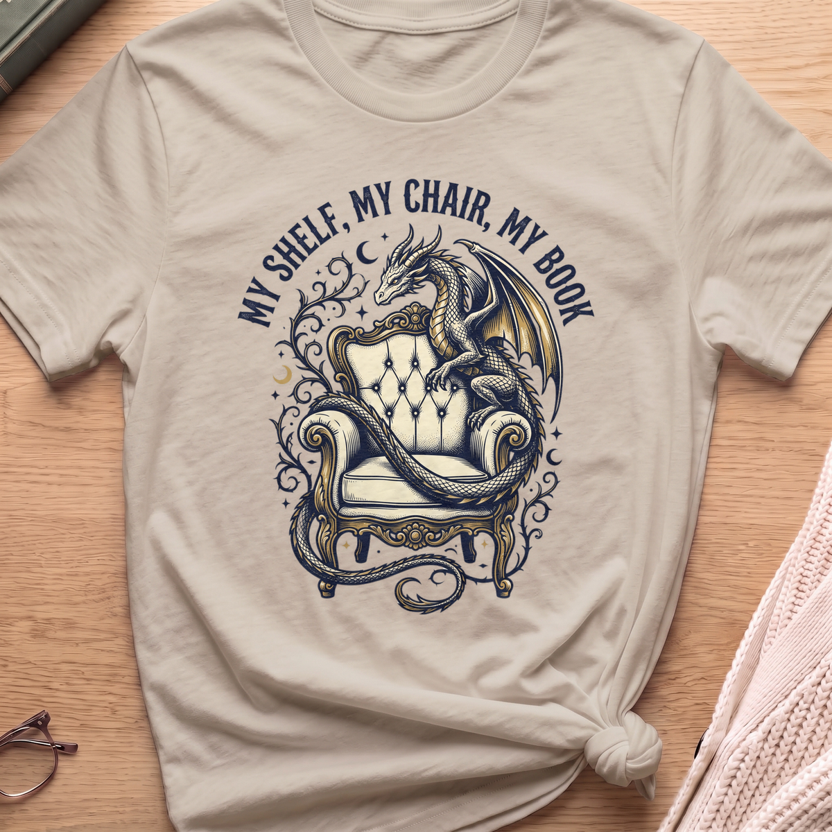 My Shelf, My Chair, My Book T-Shirt