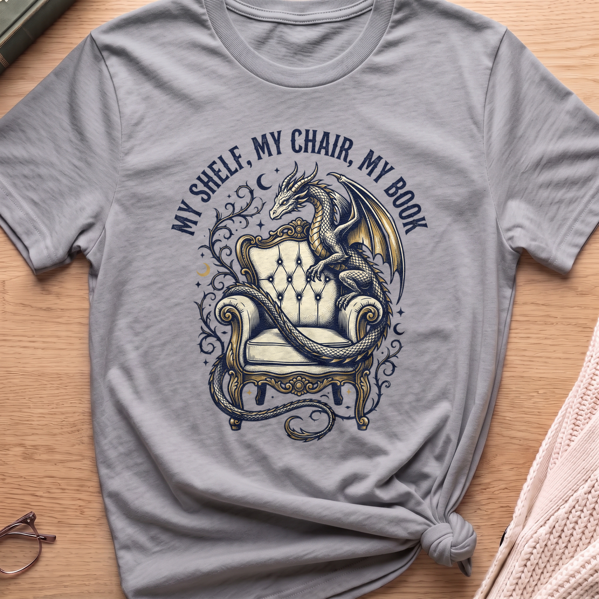 My Shelf, My Chair, My Book T-Shirt