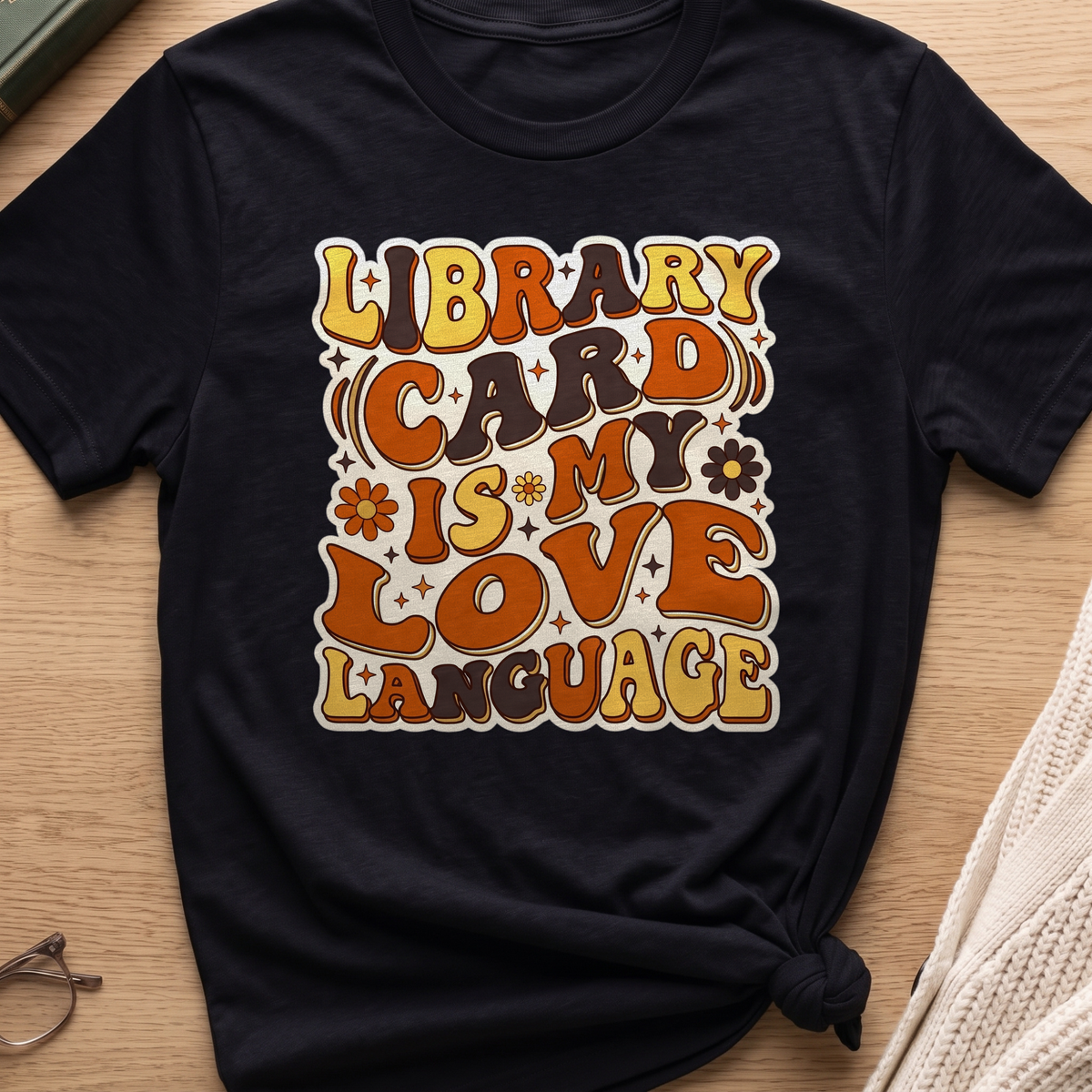 Library Card Love Language T-Shirt