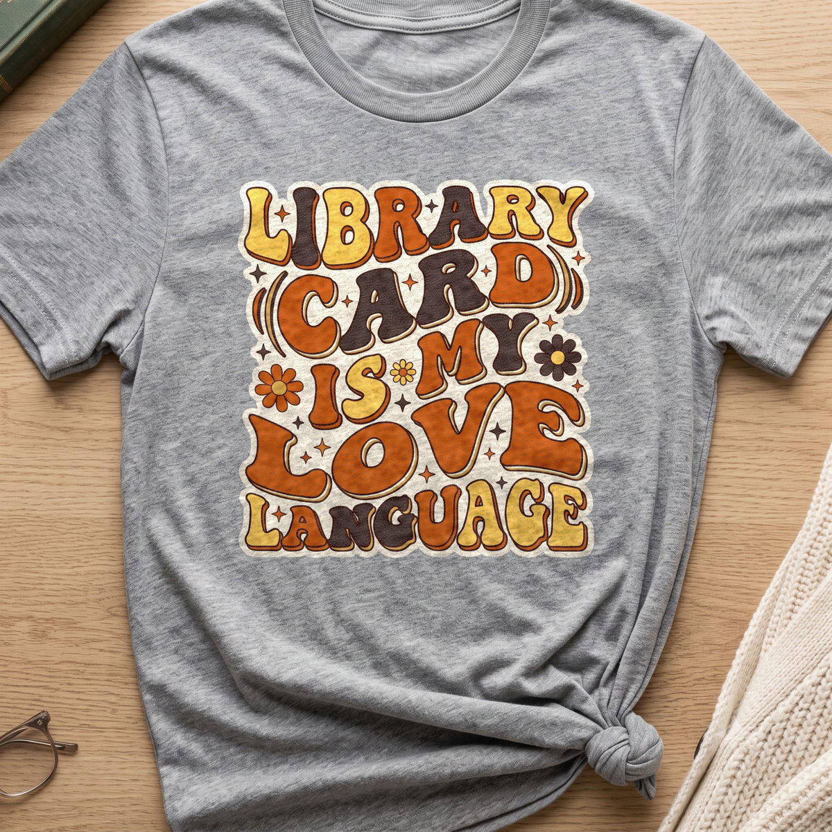 Library Card Love Language T-Shirt