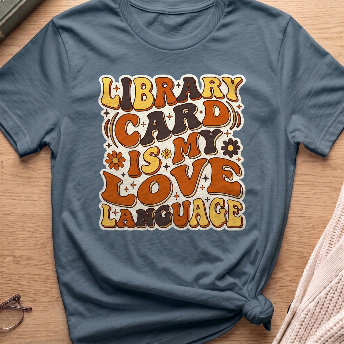 Library Card Love Language T-Shirt