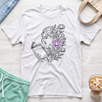 Line Art Flower T-Shirt