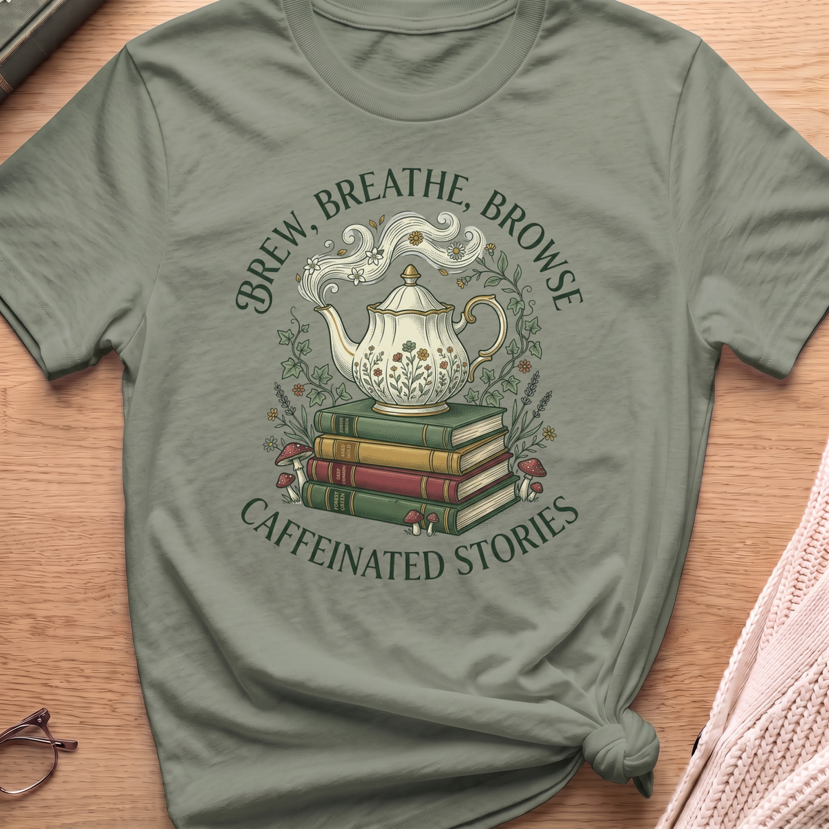 Brew, Breathe, Browse T-Shirt