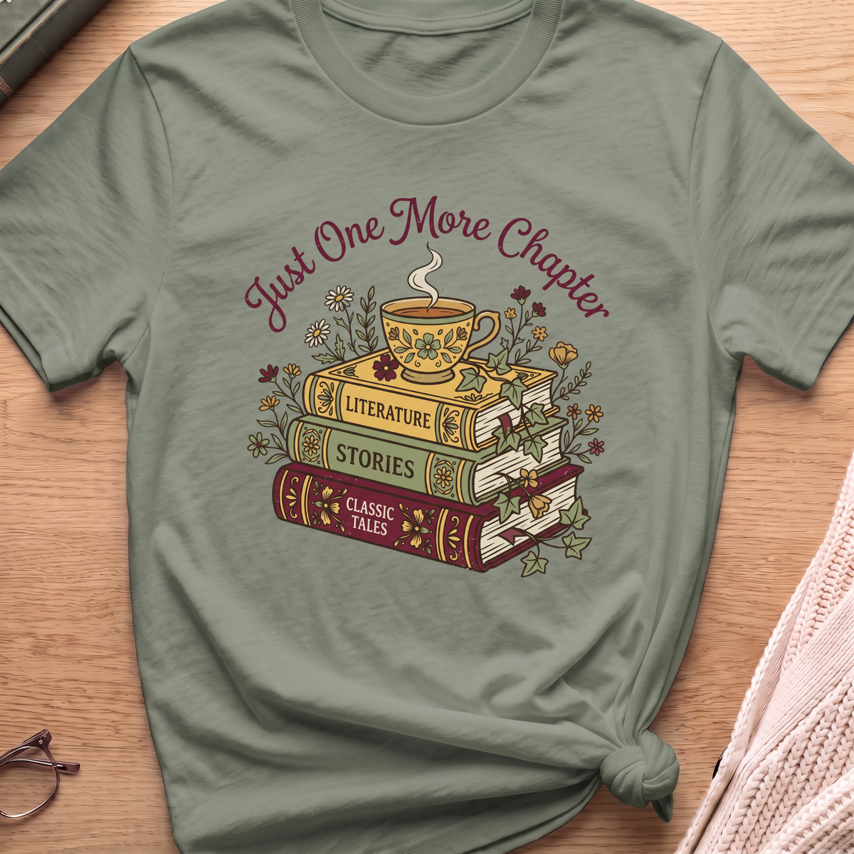 One More Chapter Tea T-Shirt