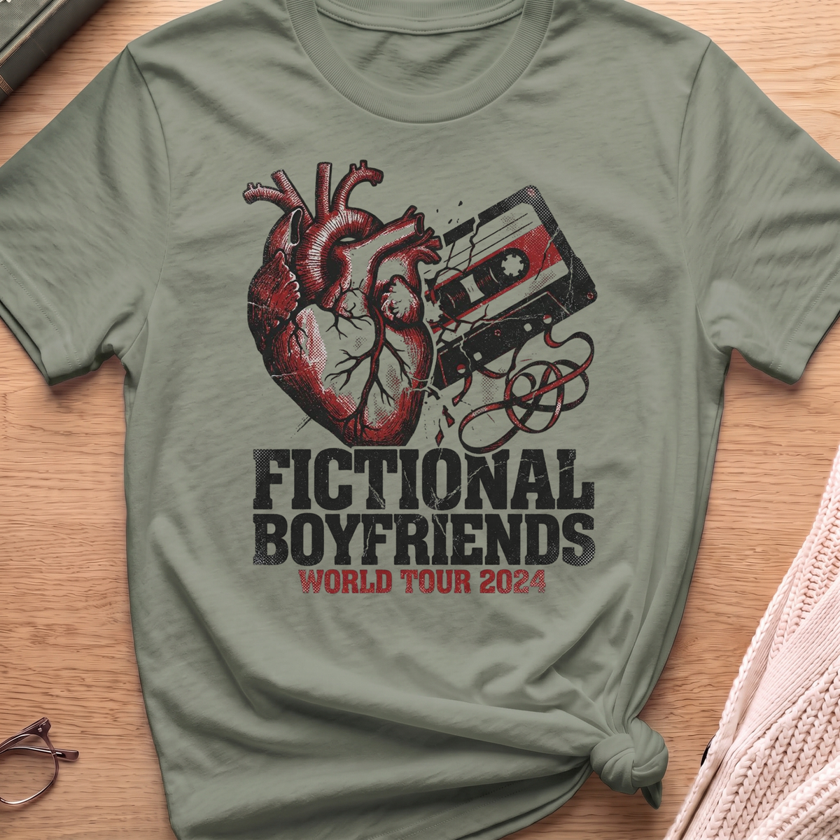 Fictional Boyfriend Tape T-Shirt