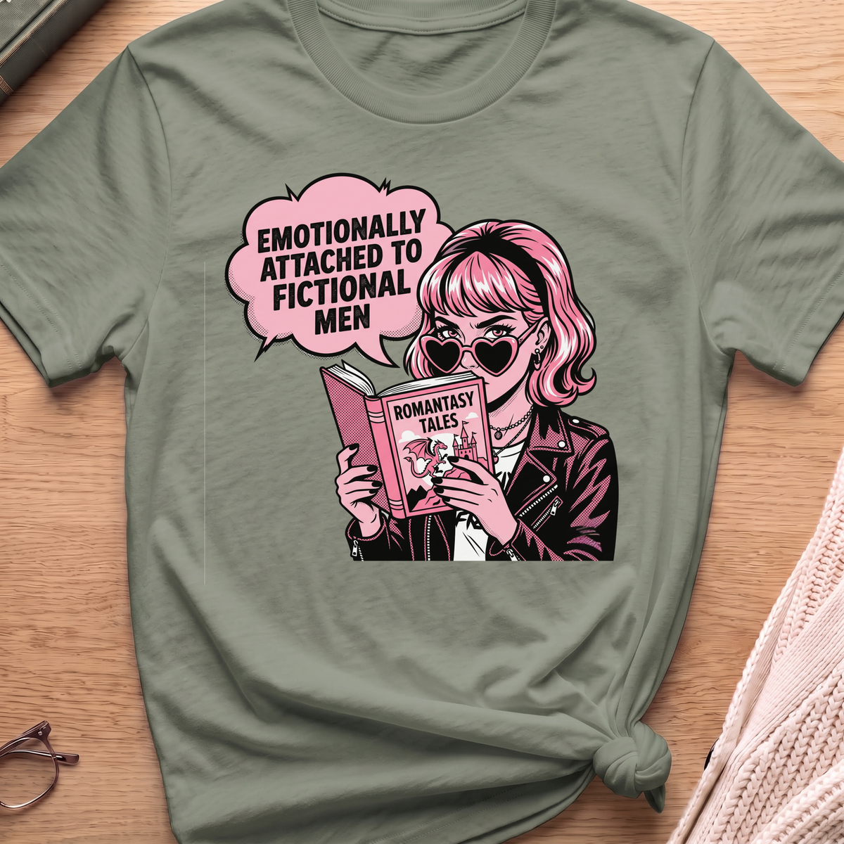 Attached to Fictional Men T-Shirt