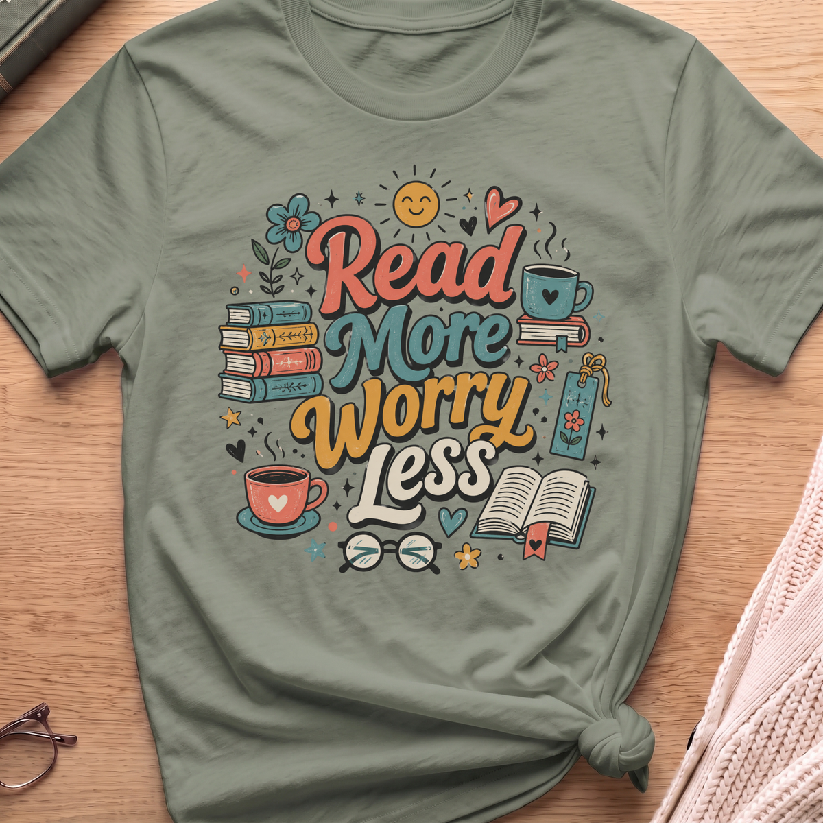 Read More Worry Less T-Shirt