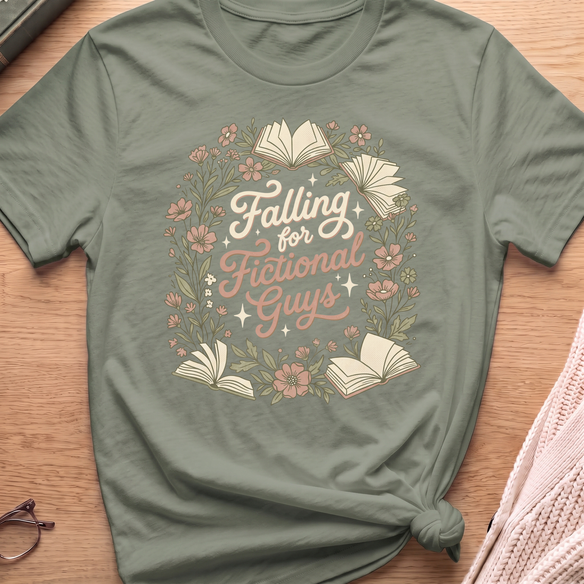 Falling for Fictional Guys T-Shirt