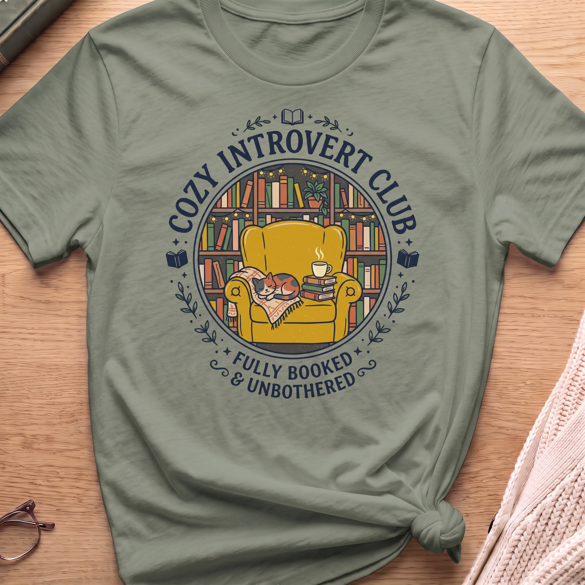 Cozy Introvert Club T-Shirt