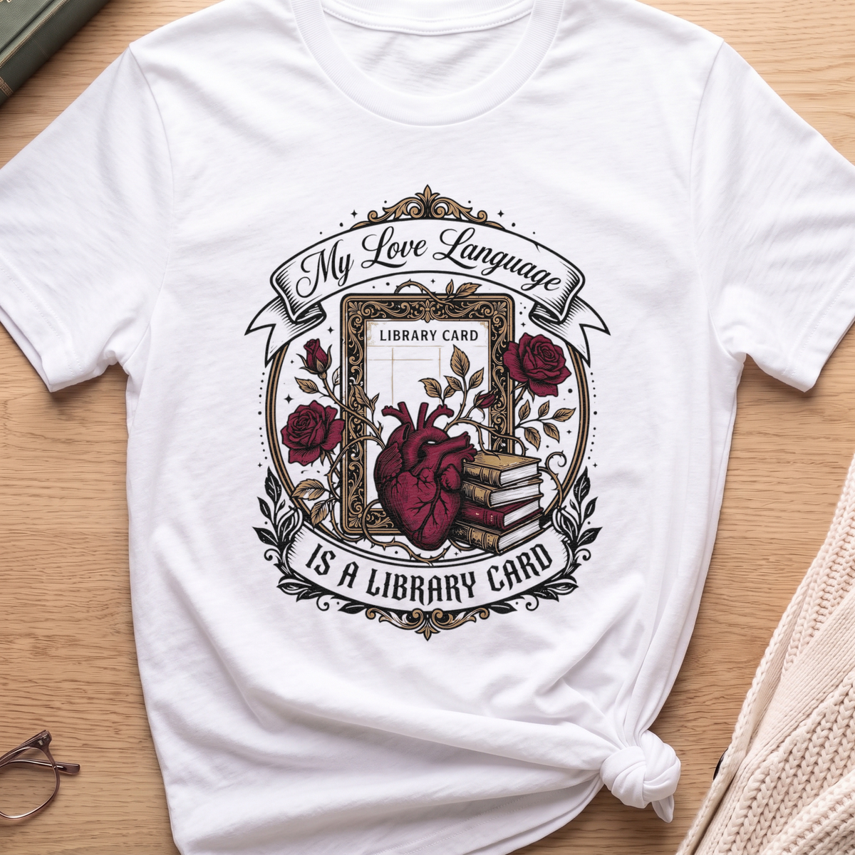 Love Language Heart T-Shirt