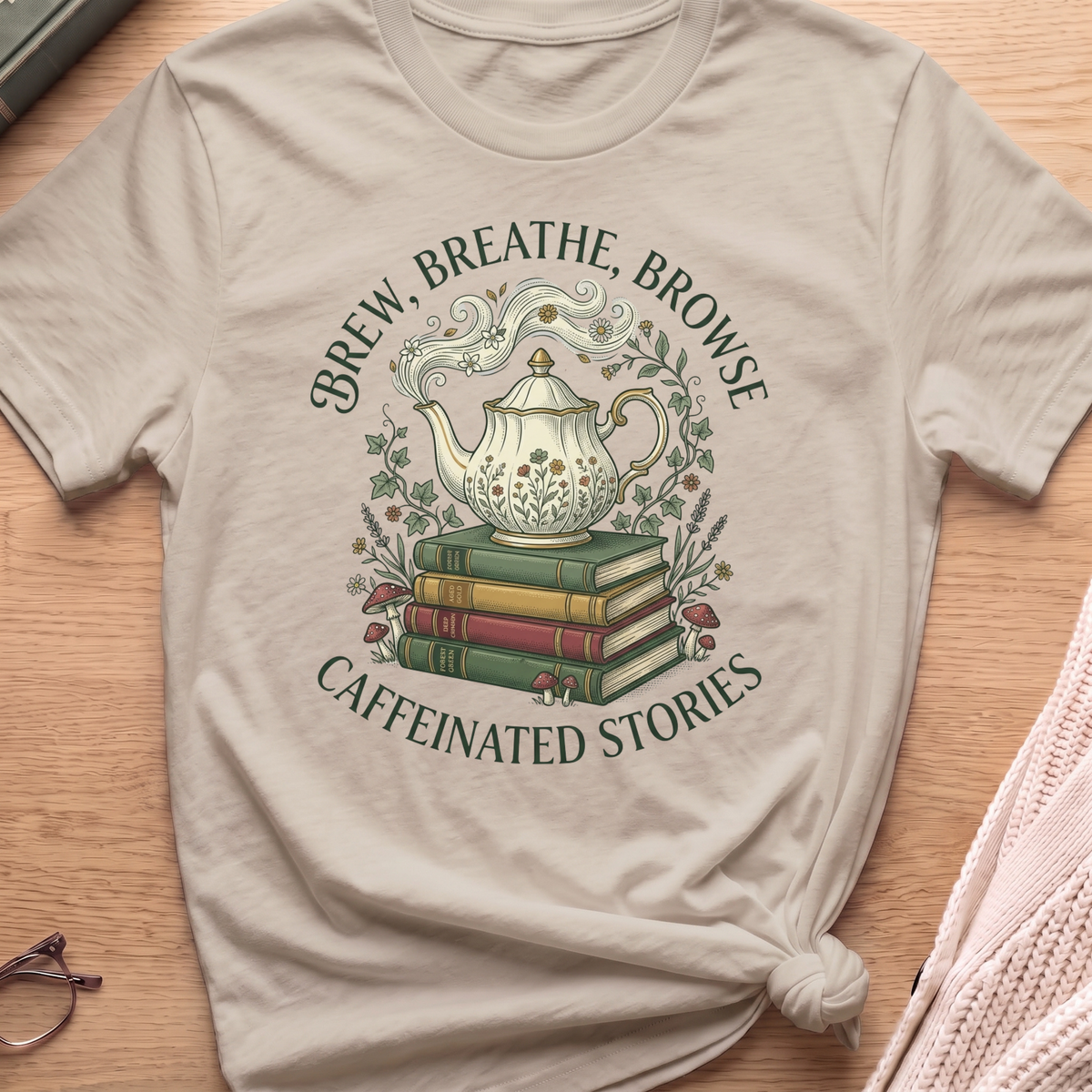 Brew, Breathe, Browse T-Shirt