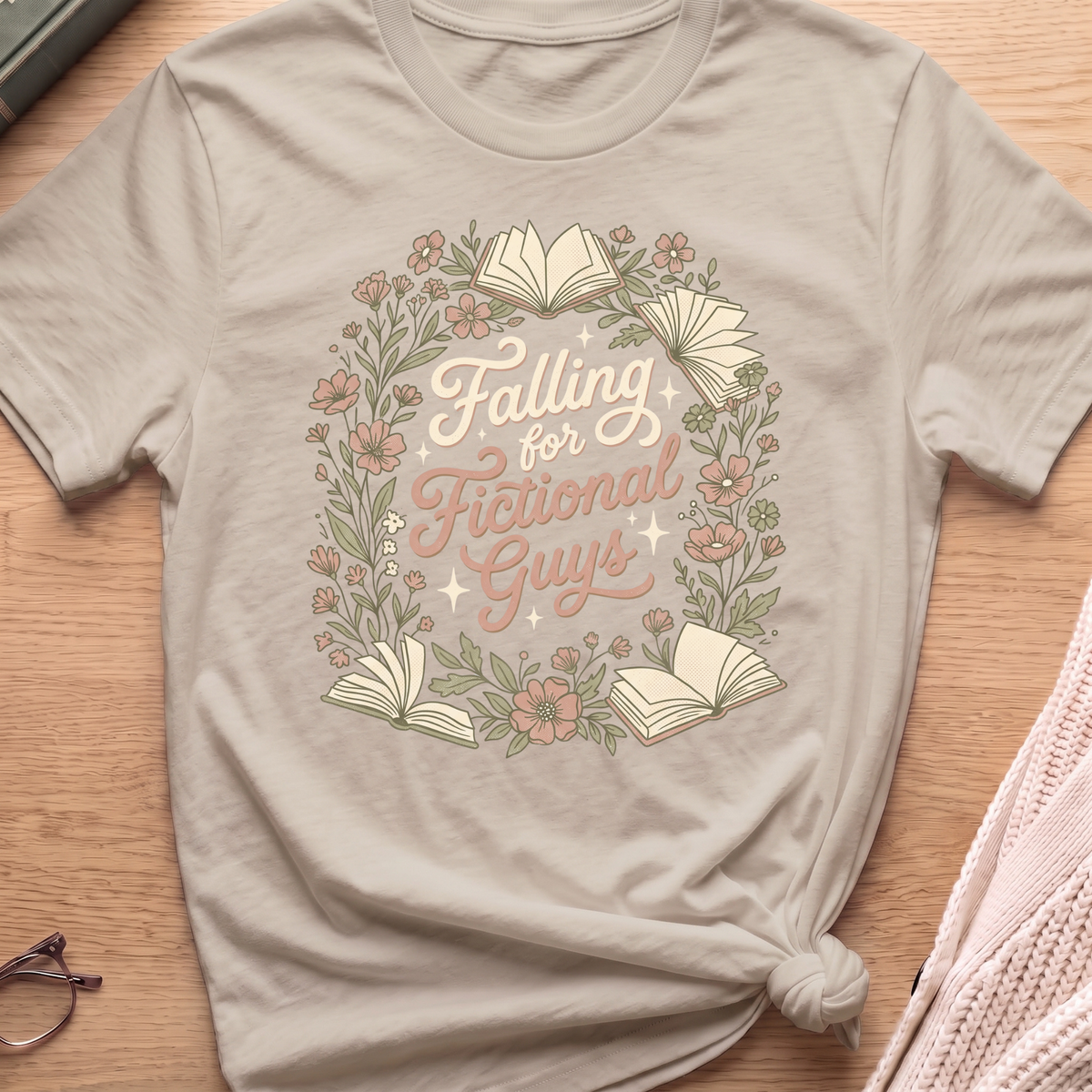 Falling for Fictional Guys T-Shirt
