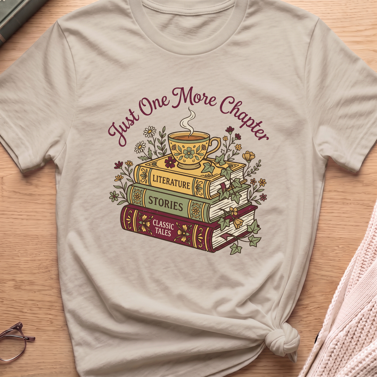 One More Chapter Tea T-Shirt