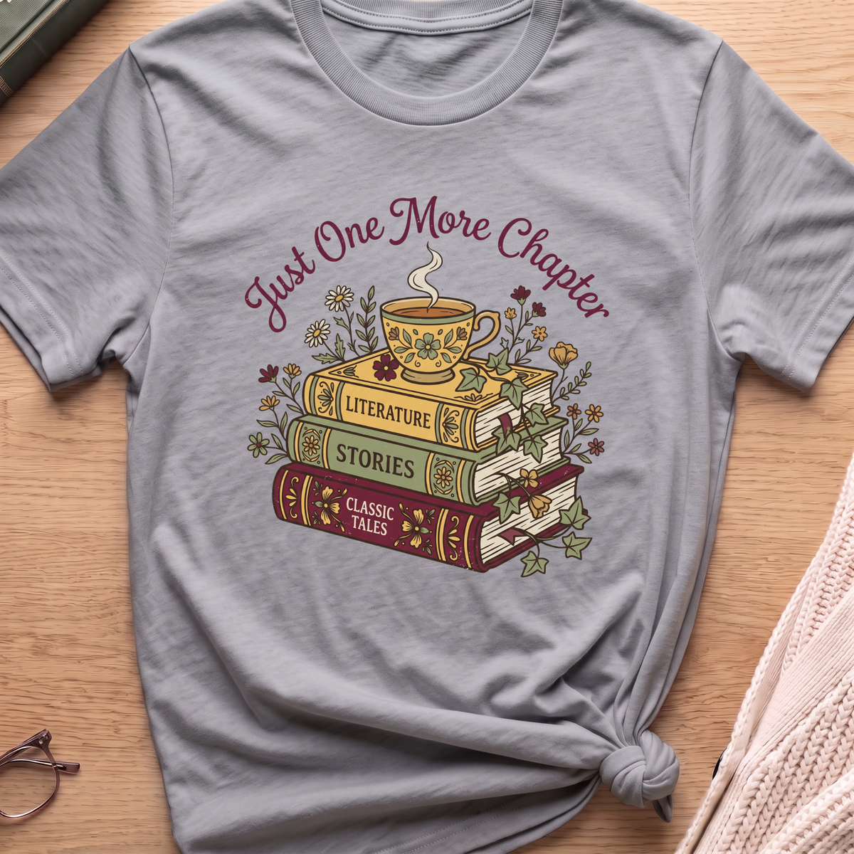 One More Chapter Tea T-Shirt