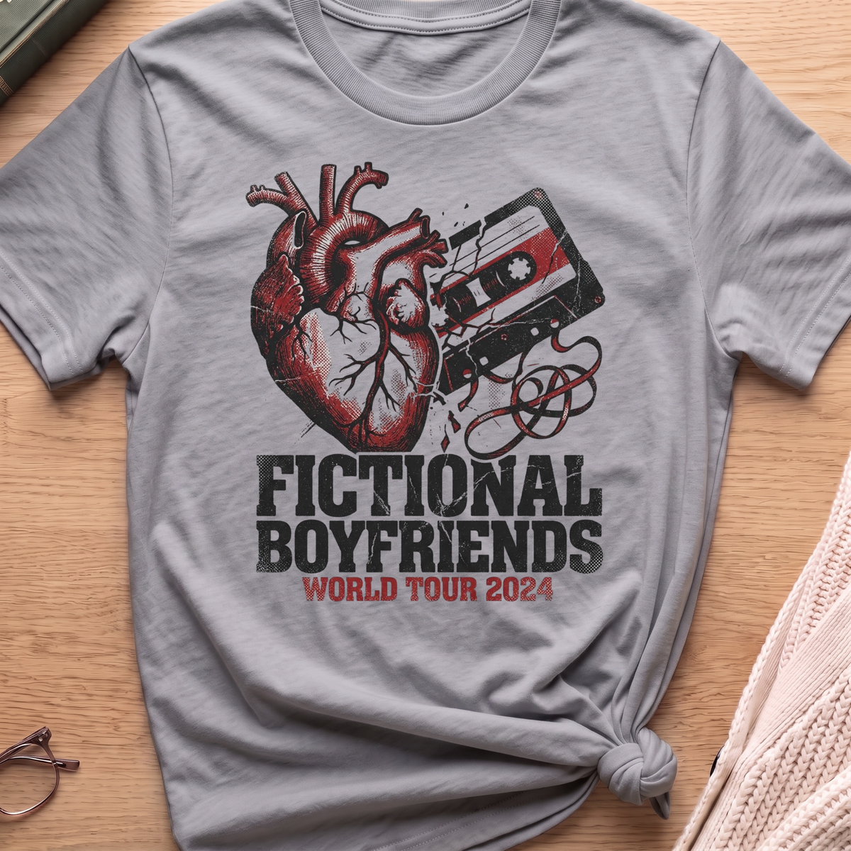 Fictional Boyfriend Tape T-Shirt
