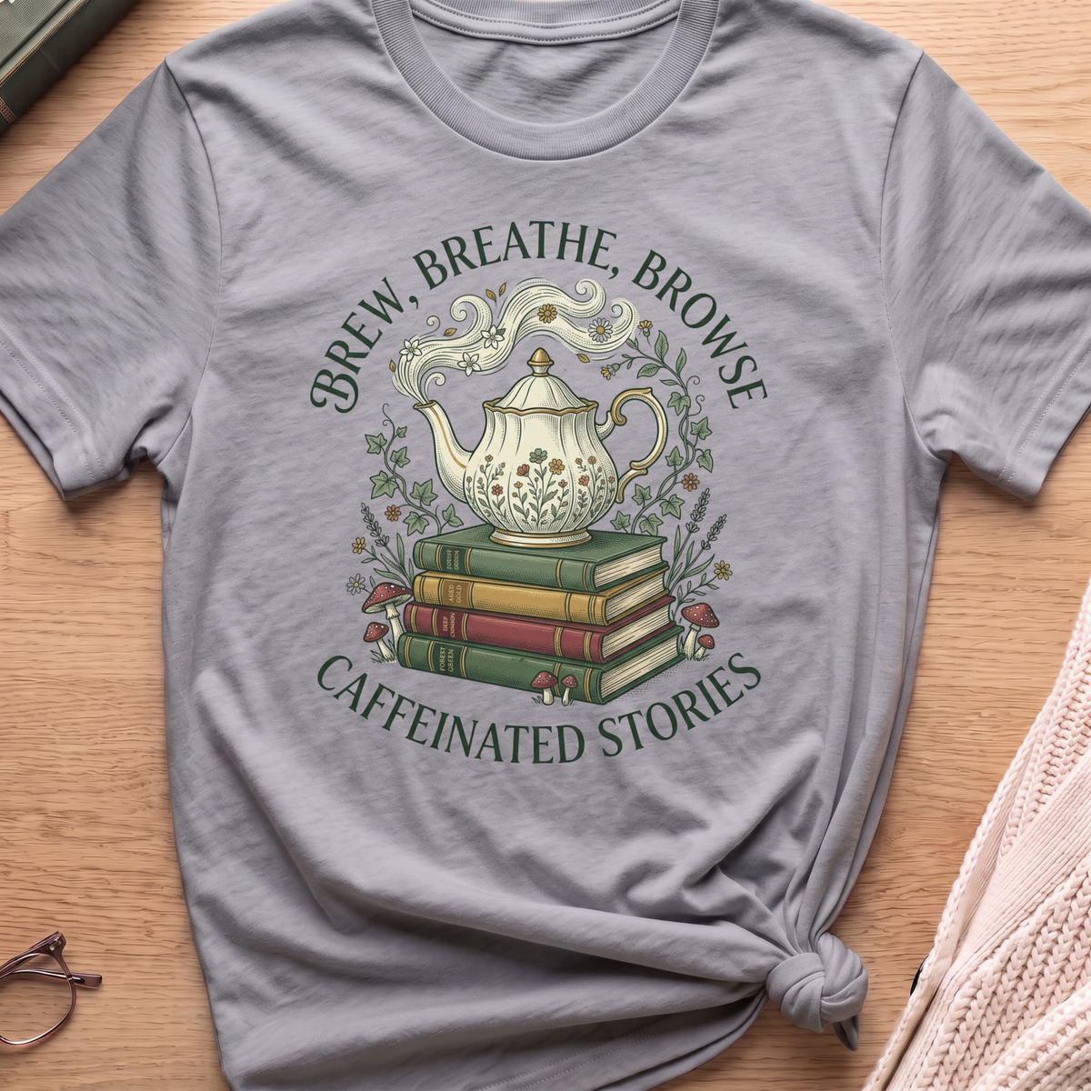Brew, Breathe, Browse T-Shirt