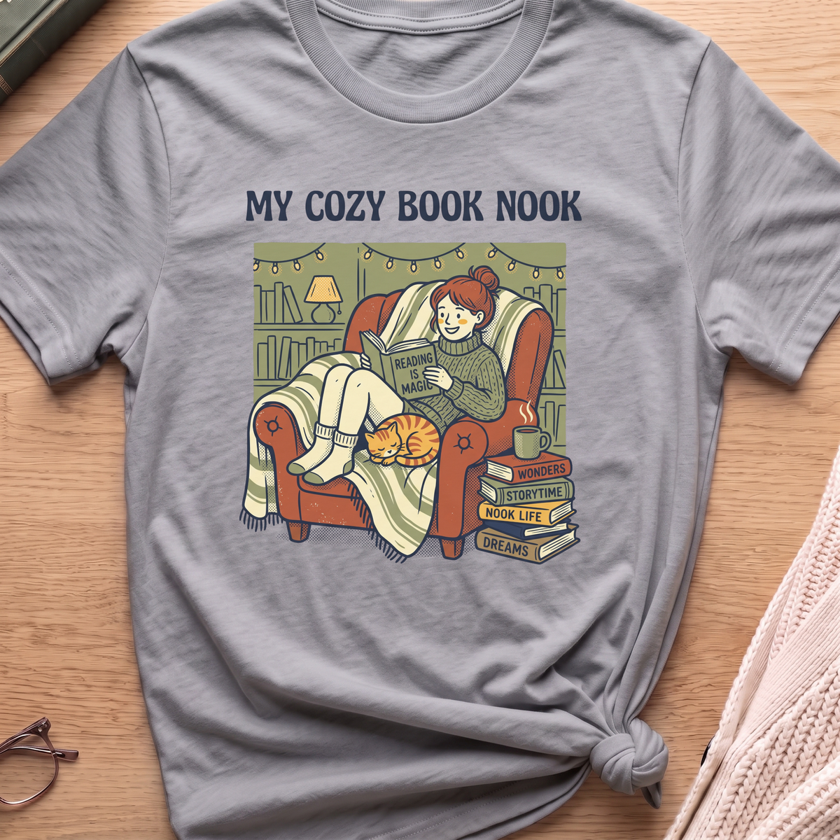 Cozy Book Nook T-Shirt