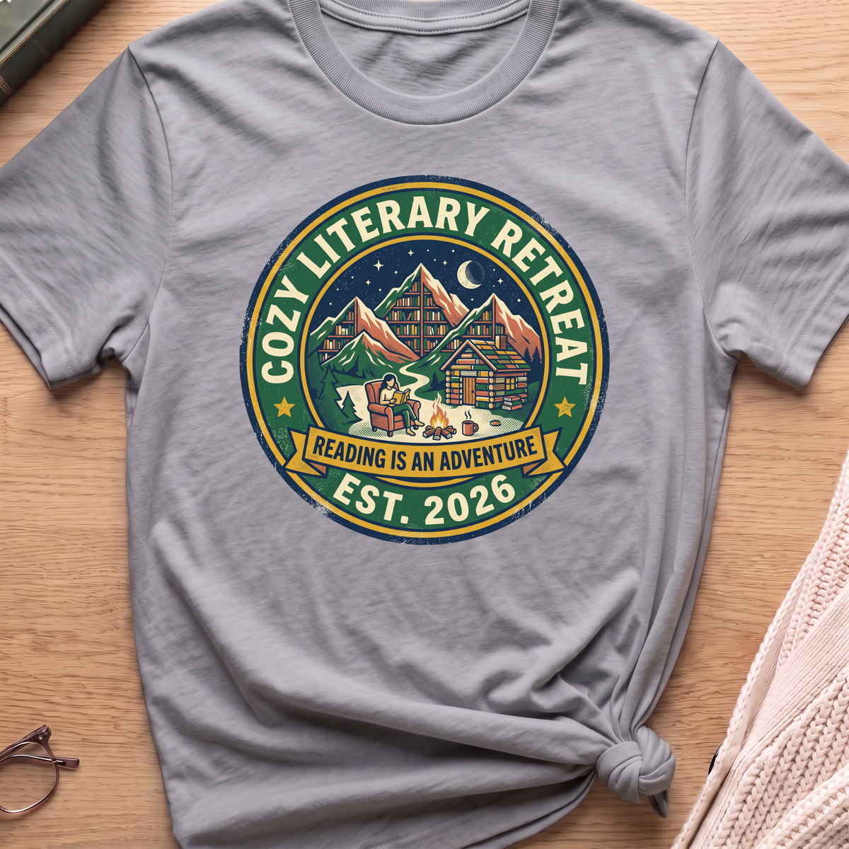 Cozy Literary Retreat T-Shirt