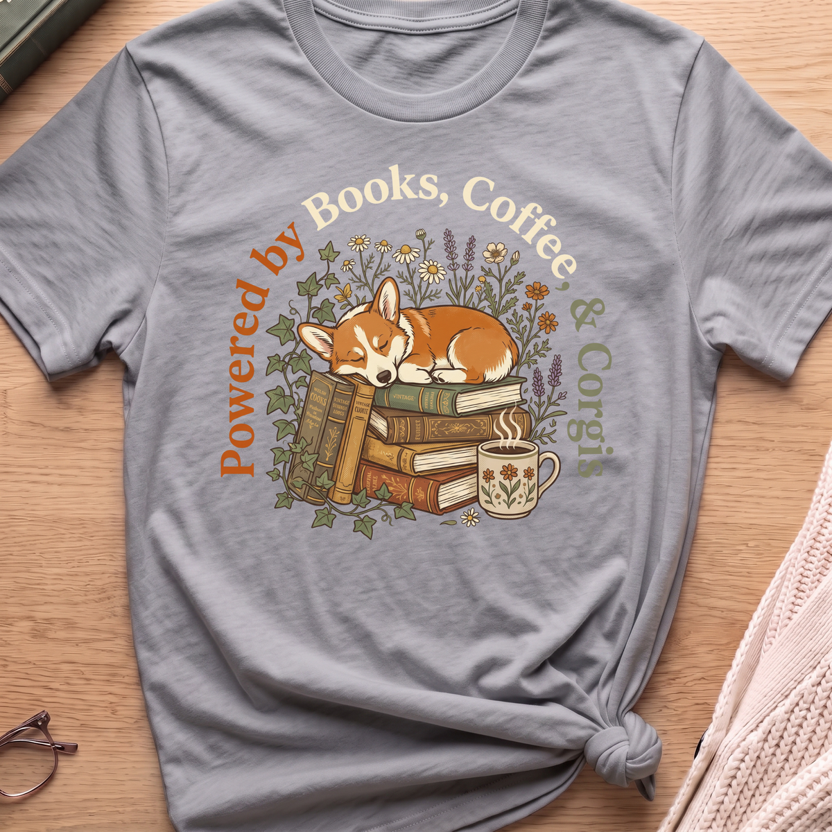 Powered by Corgis T-Shirt