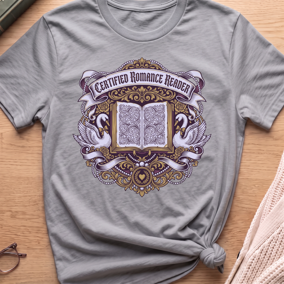 Certified Romance Reader T-Shirt