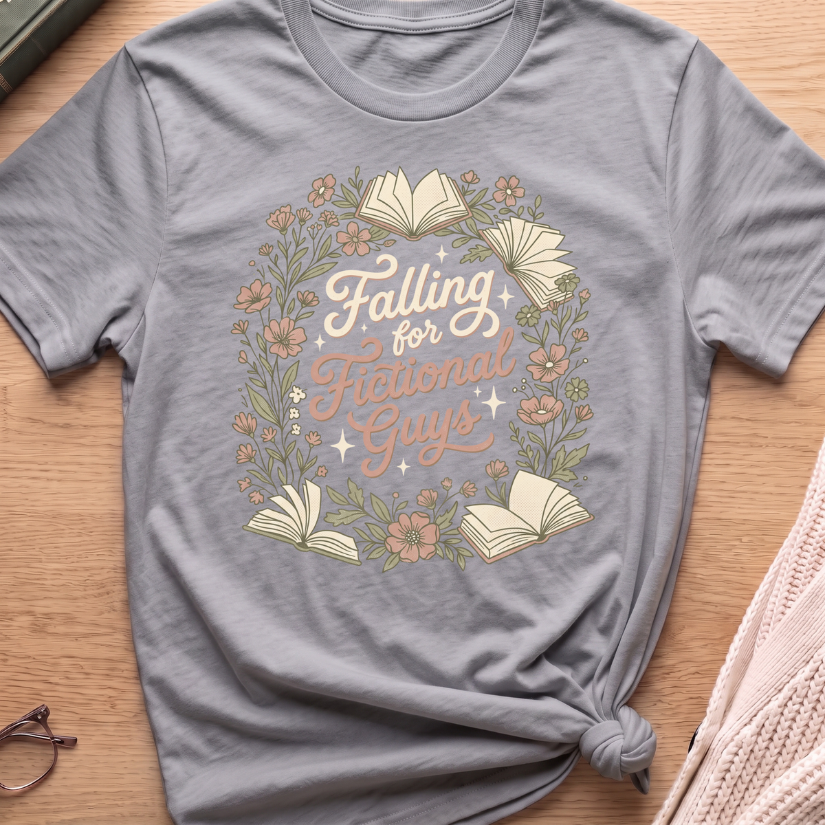 Falling for Fictional Guys T-Shirt