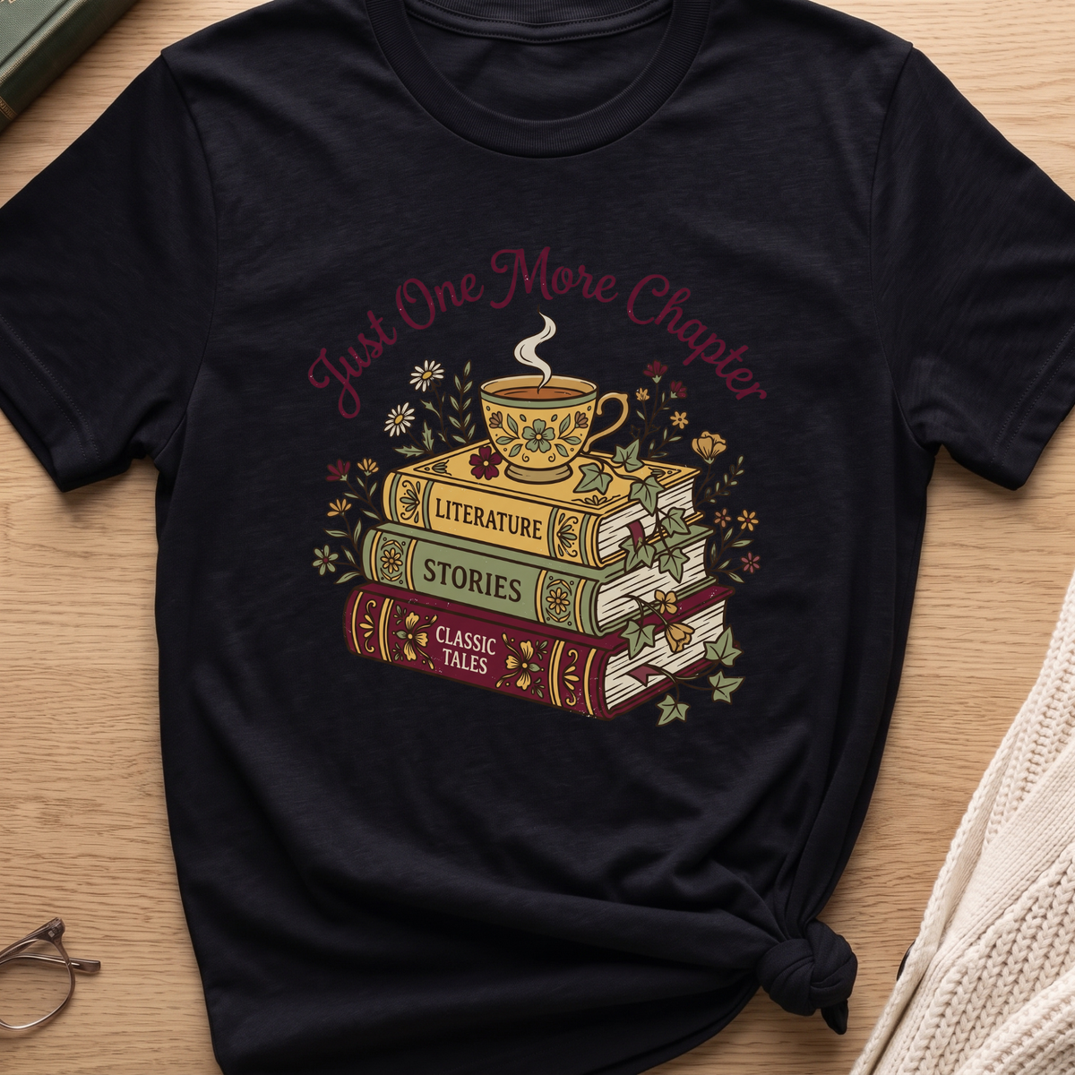 One More Chapter Tea T-Shirt