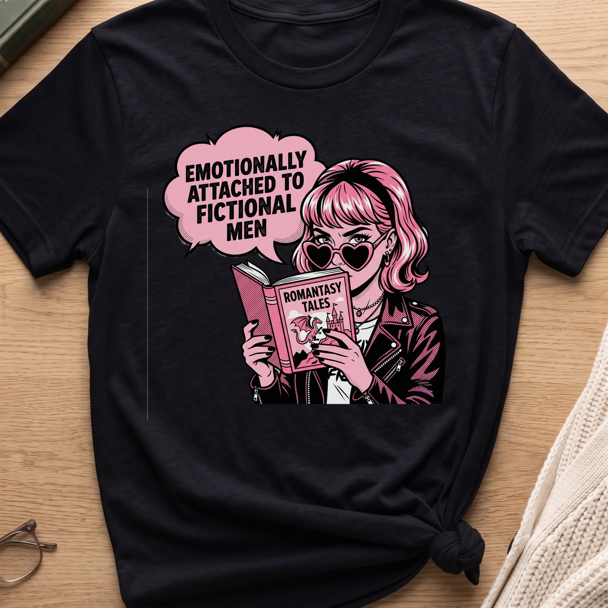 Attached to Fictional Men T-Shirt