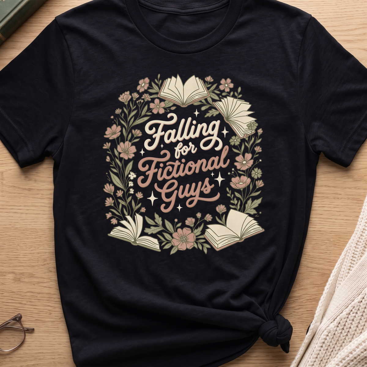 Falling for Fictional Guys T-Shirt