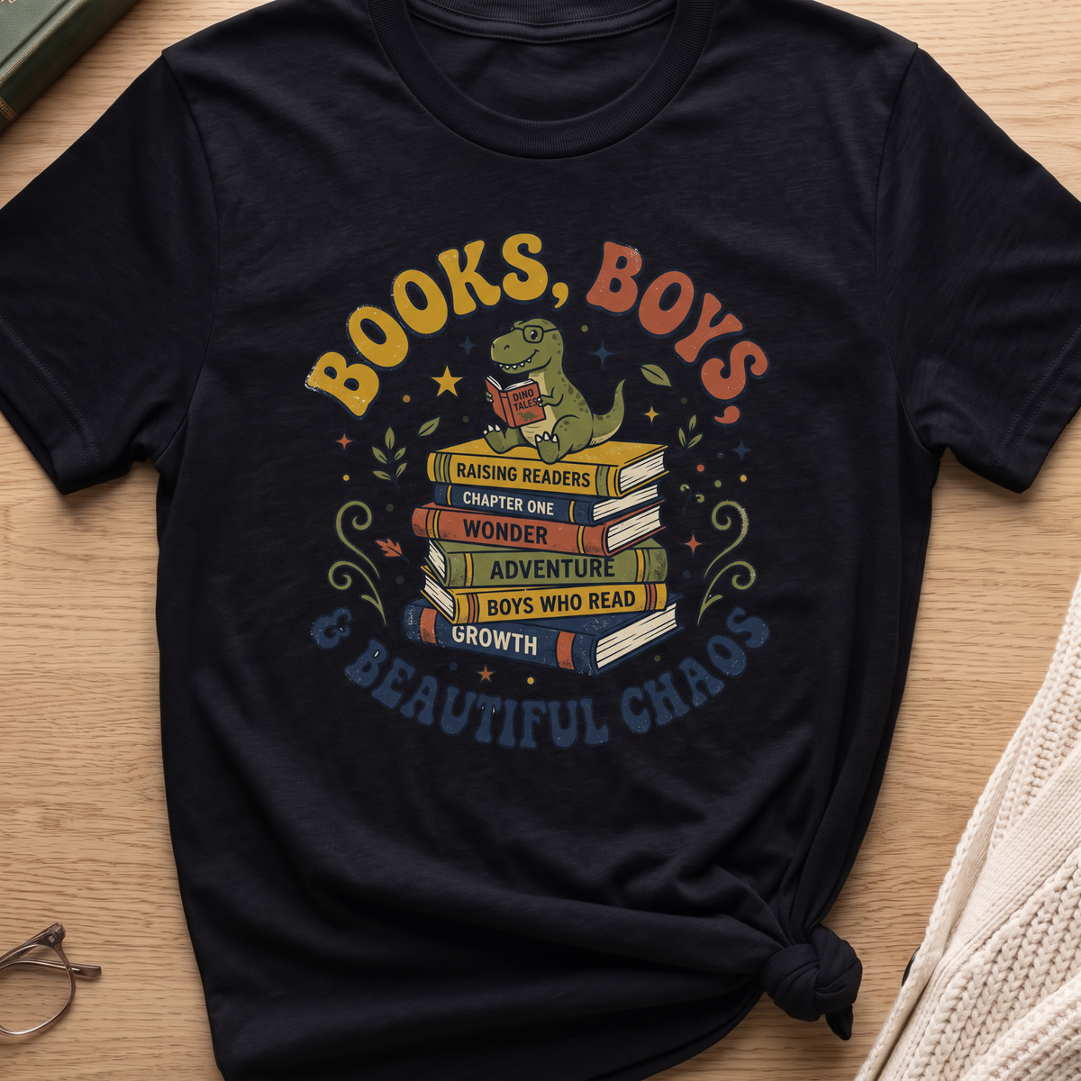 Books and Boys T-Shirt
