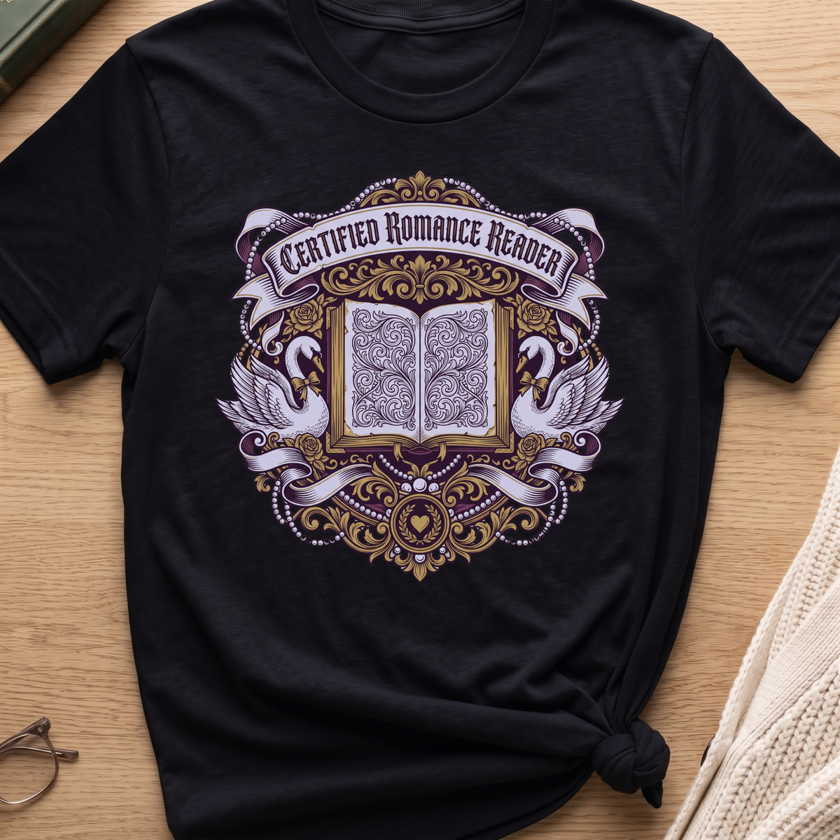 Certified Romance Reader T-Shirt