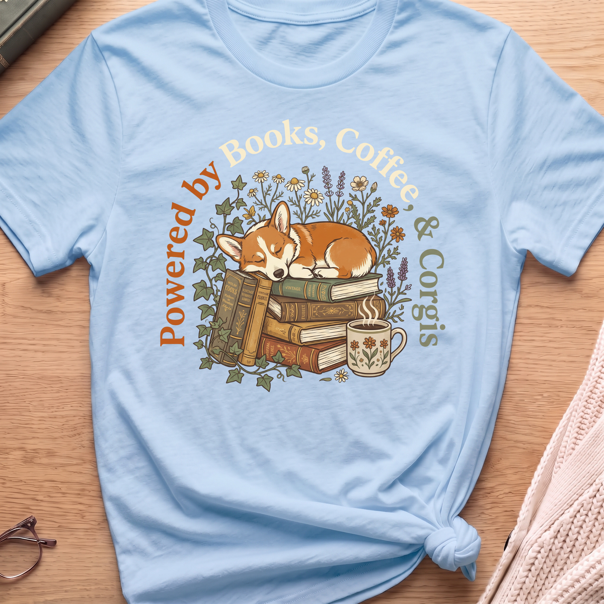 Powered by Corgis T-Shirt