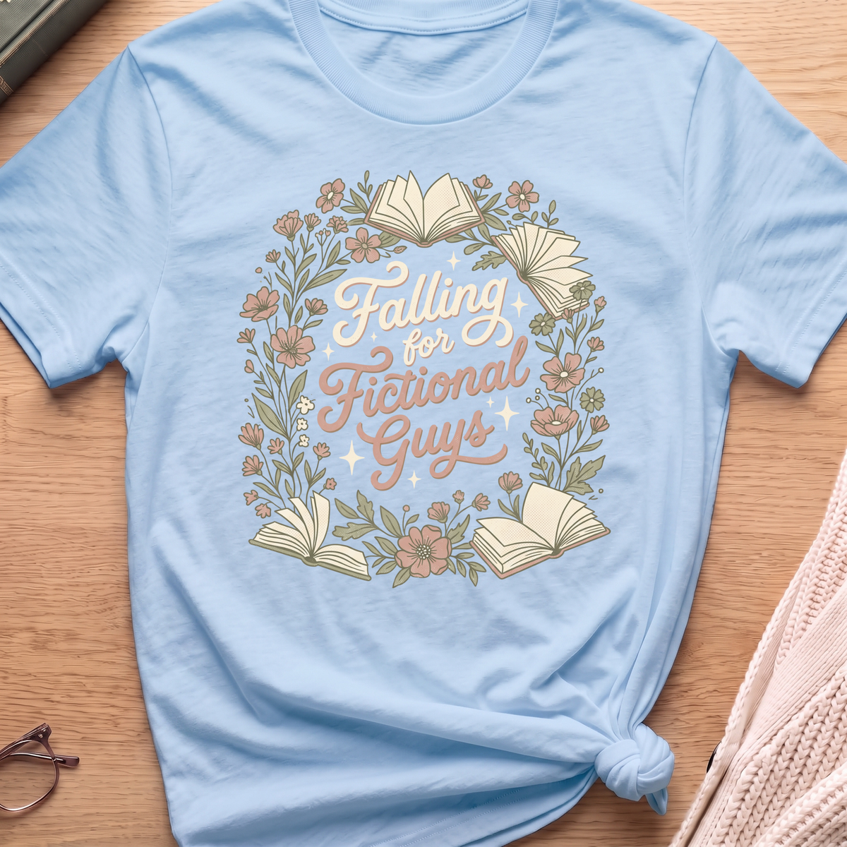 Falling for Fictional Guys T-Shirt