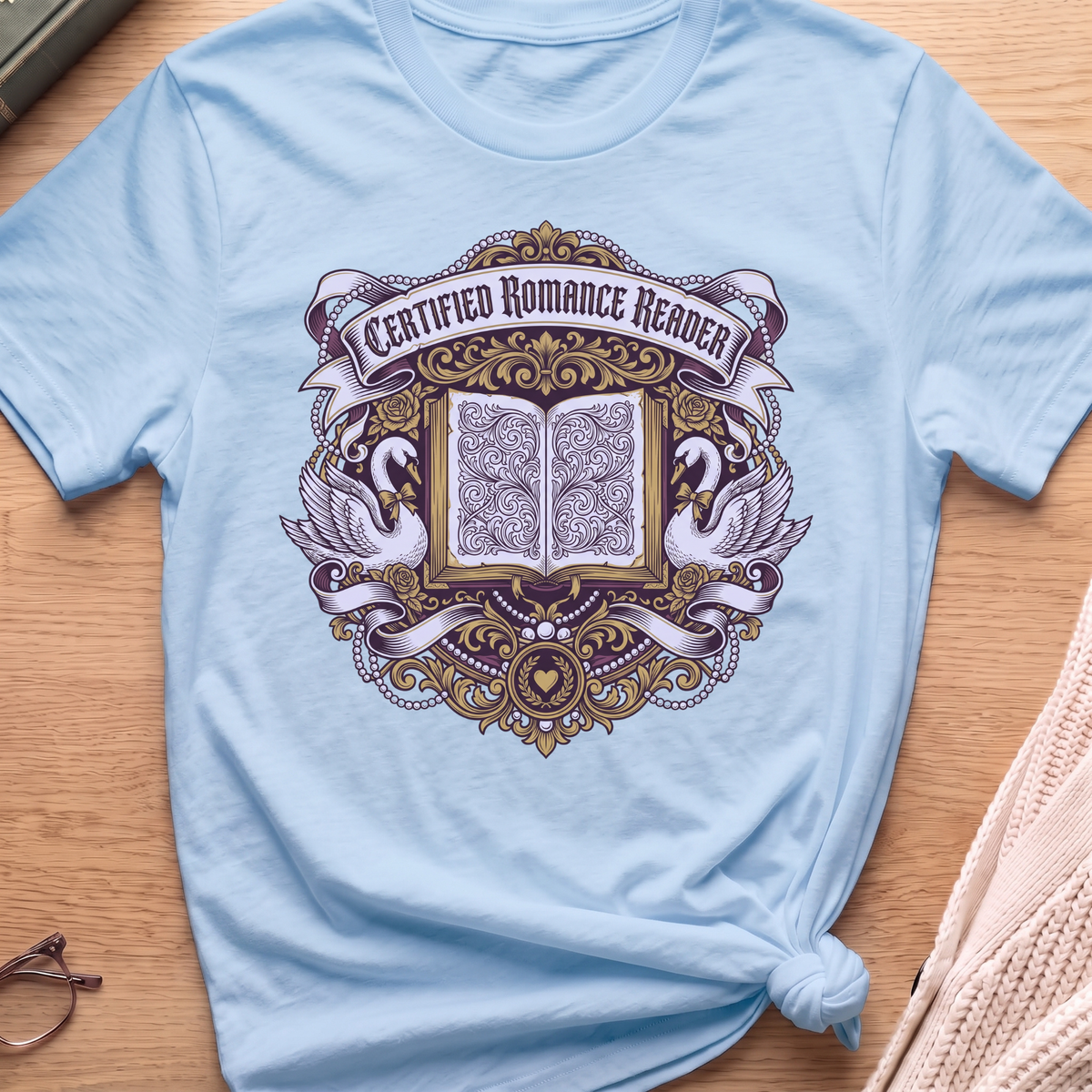 Certified Romance Reader T-Shirt