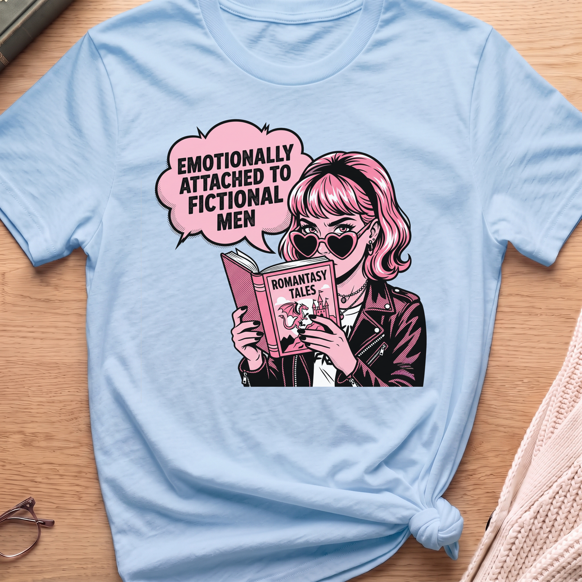 Attached to Fictional Men T-Shirt