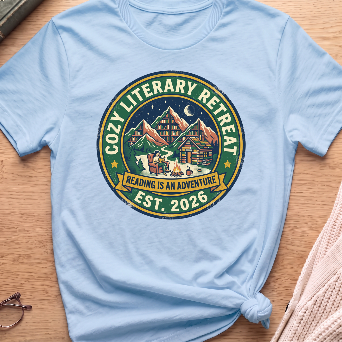 Cozy Literary Retreat T-Shirt