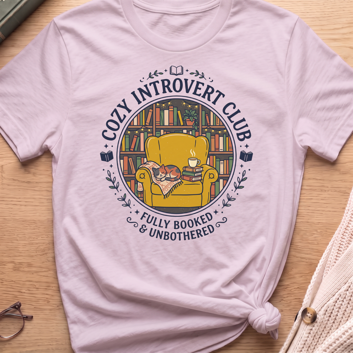 Cozy Introvert Club T-Shirt