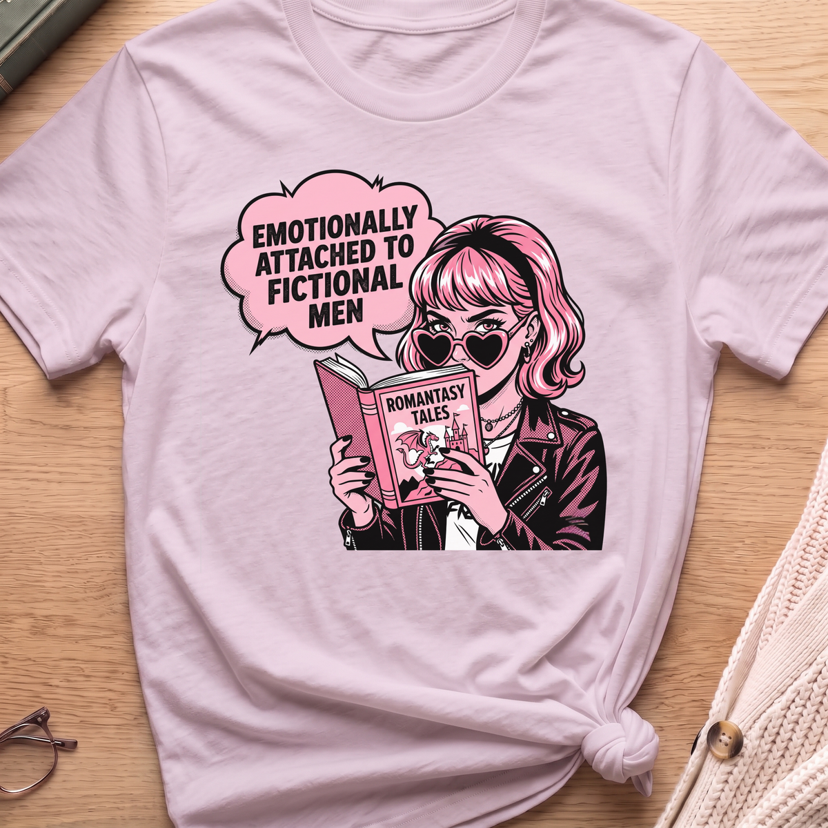 Attached to Fictional Men T-Shirt