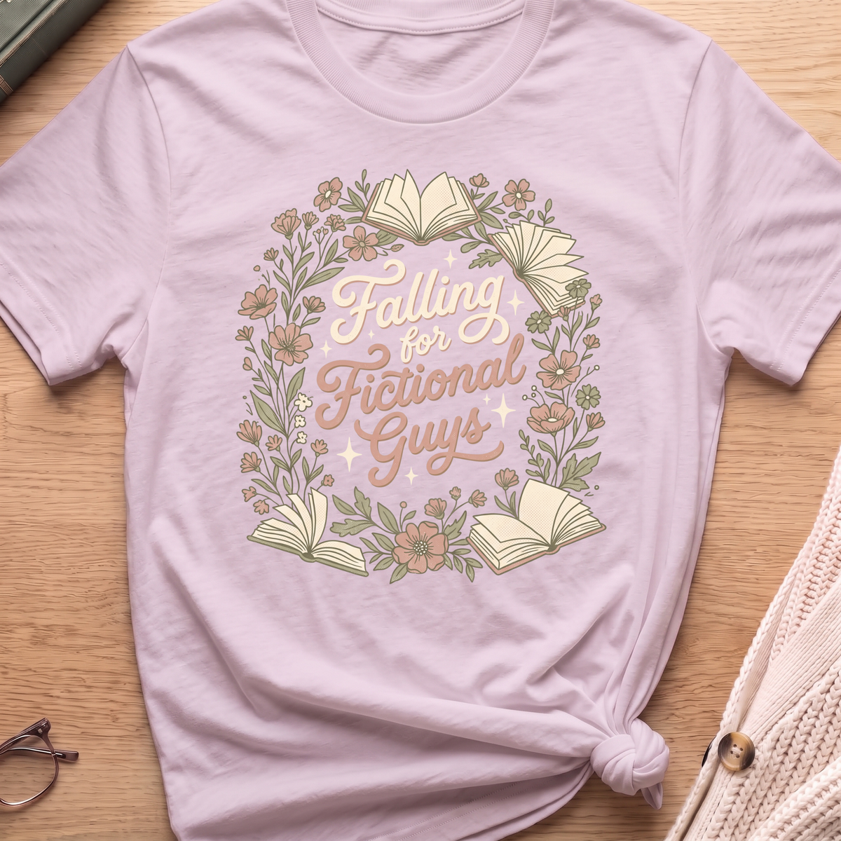 Falling for Fictional Guys T-Shirt