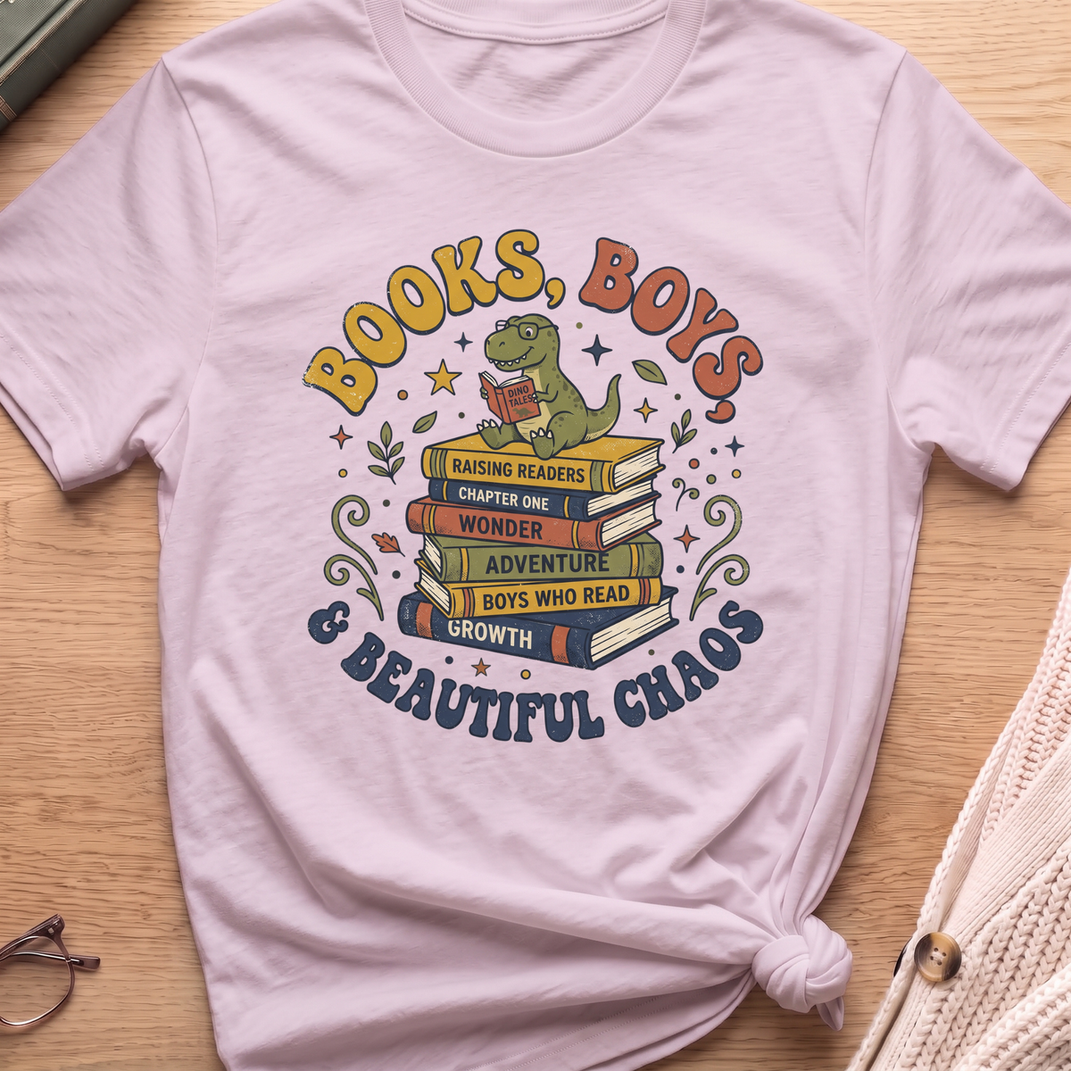 Books and Boys T-Shirt