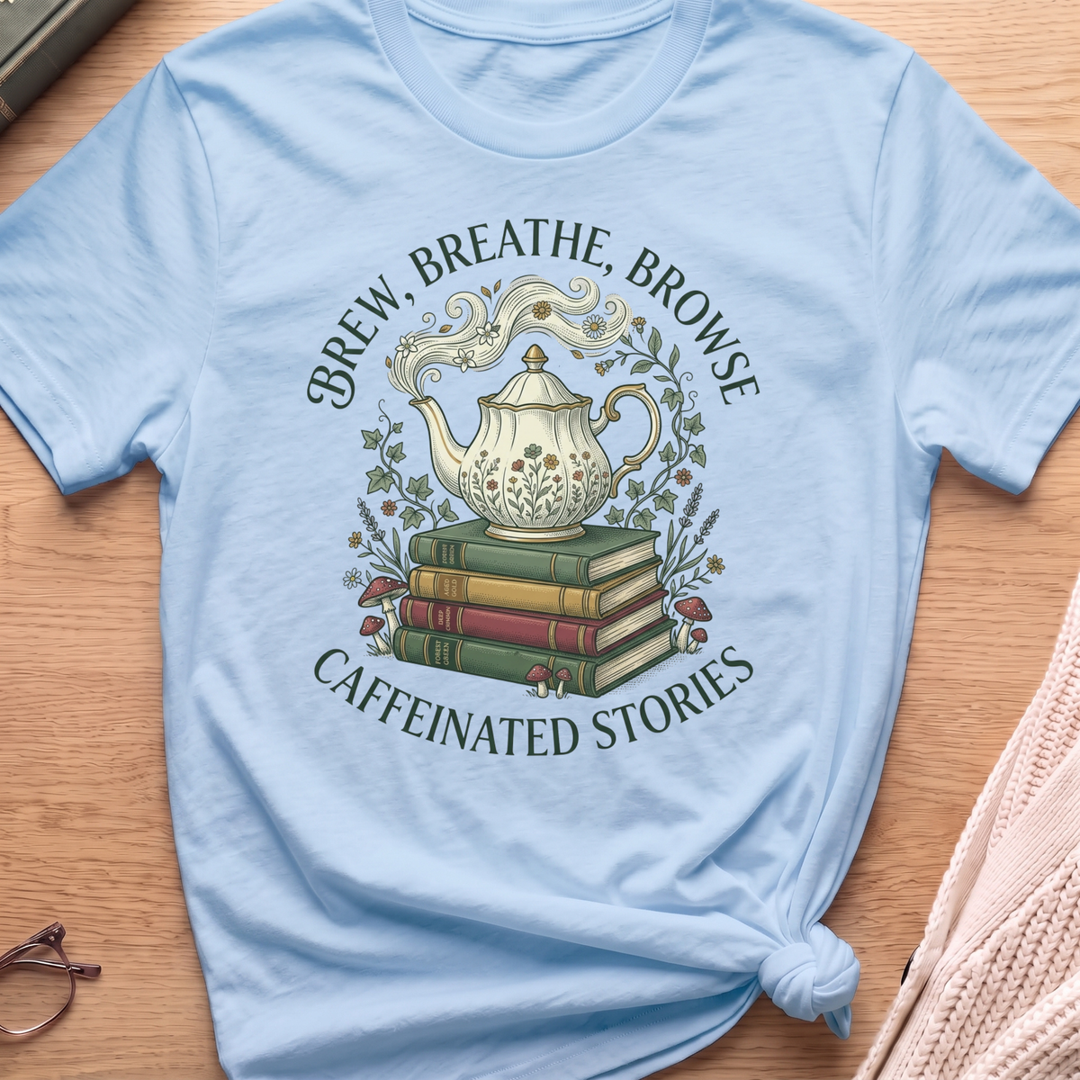 Brew, Breathe, Browse T-Shirt