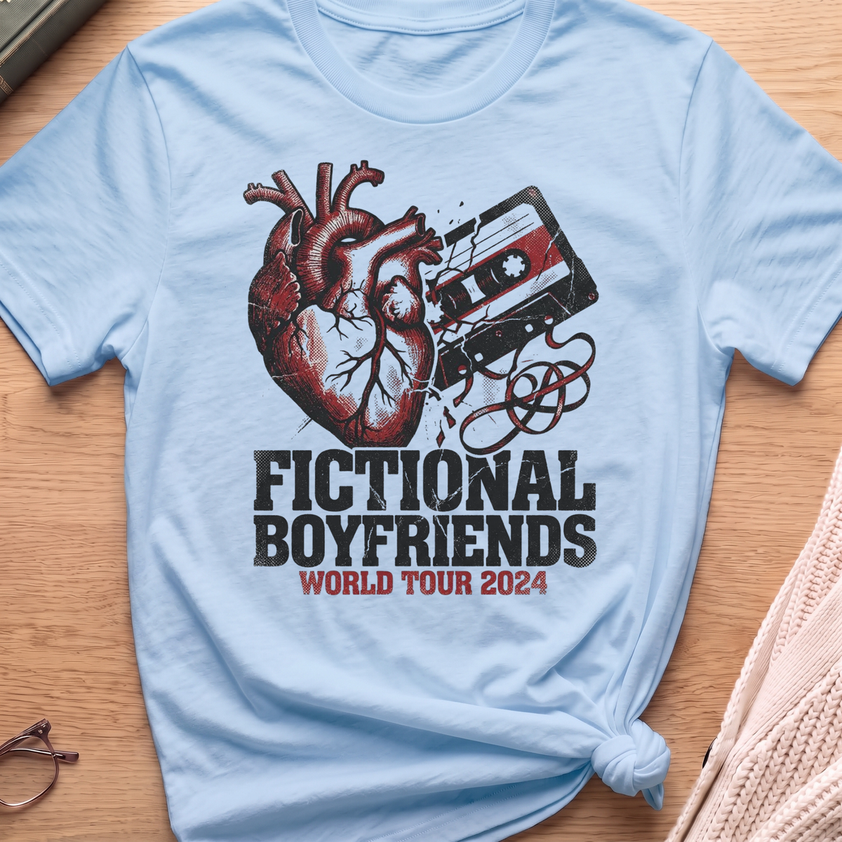 Fictional Boyfriend Tape T-Shirt