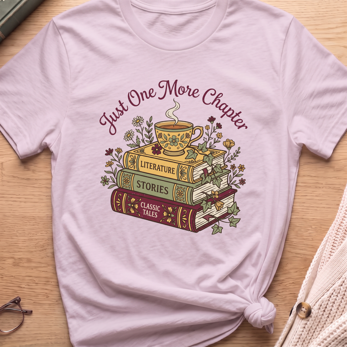 One More Chapter Tea T-Shirt