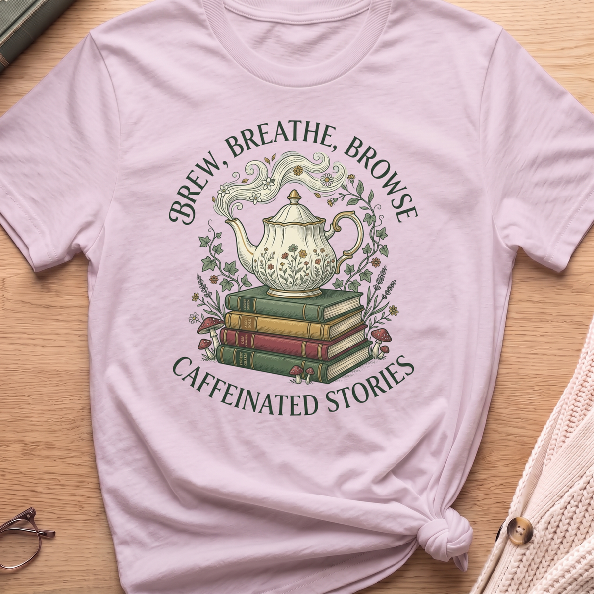 Brew, Breathe, Browse T-Shirt