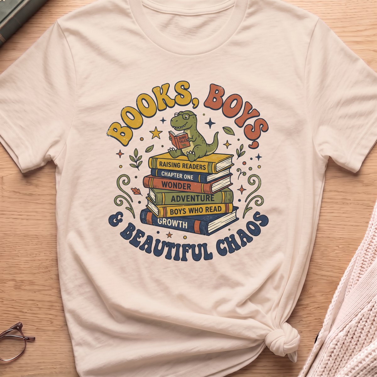 Books and Boys T-Shirt