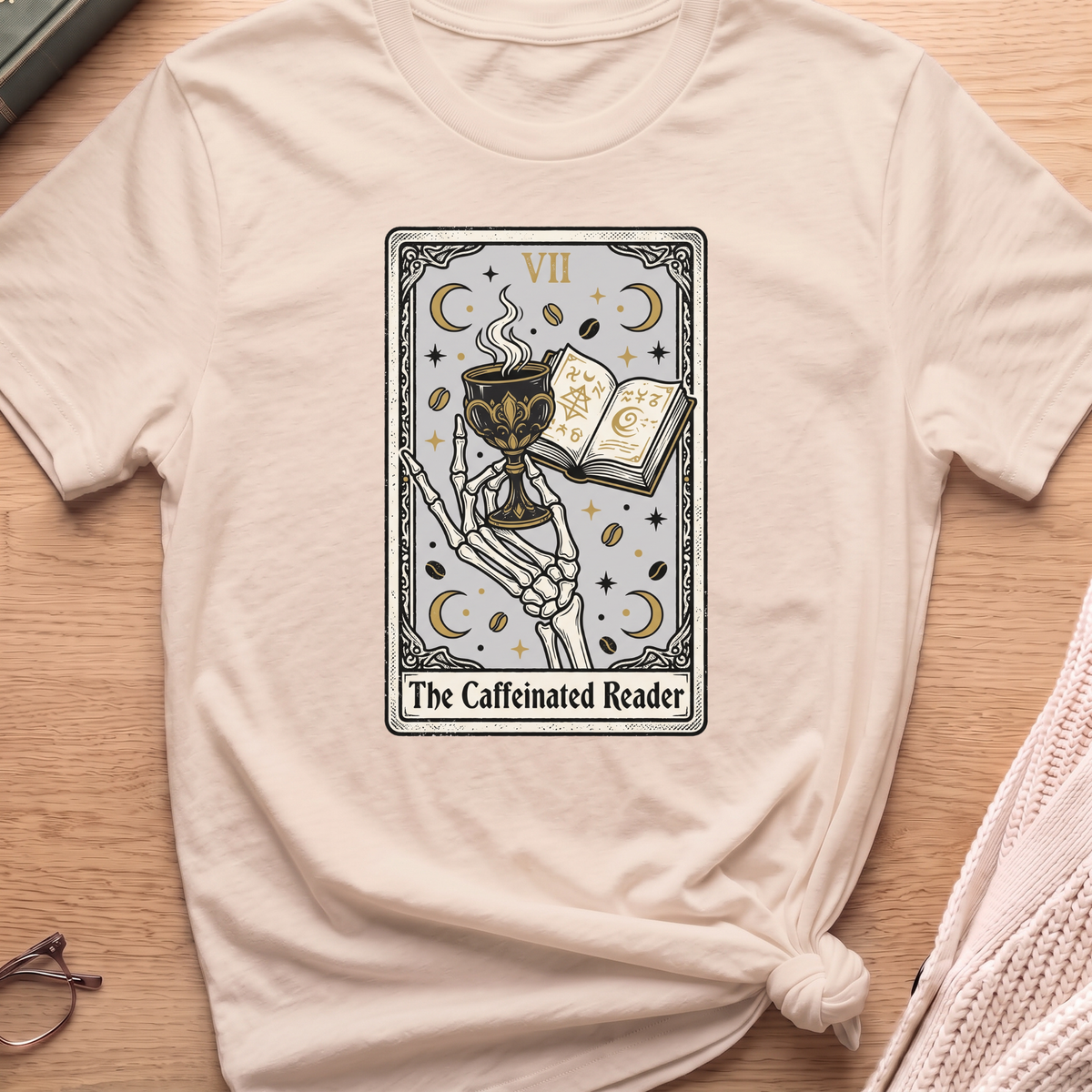 Caffeinated Reader T-Shirt