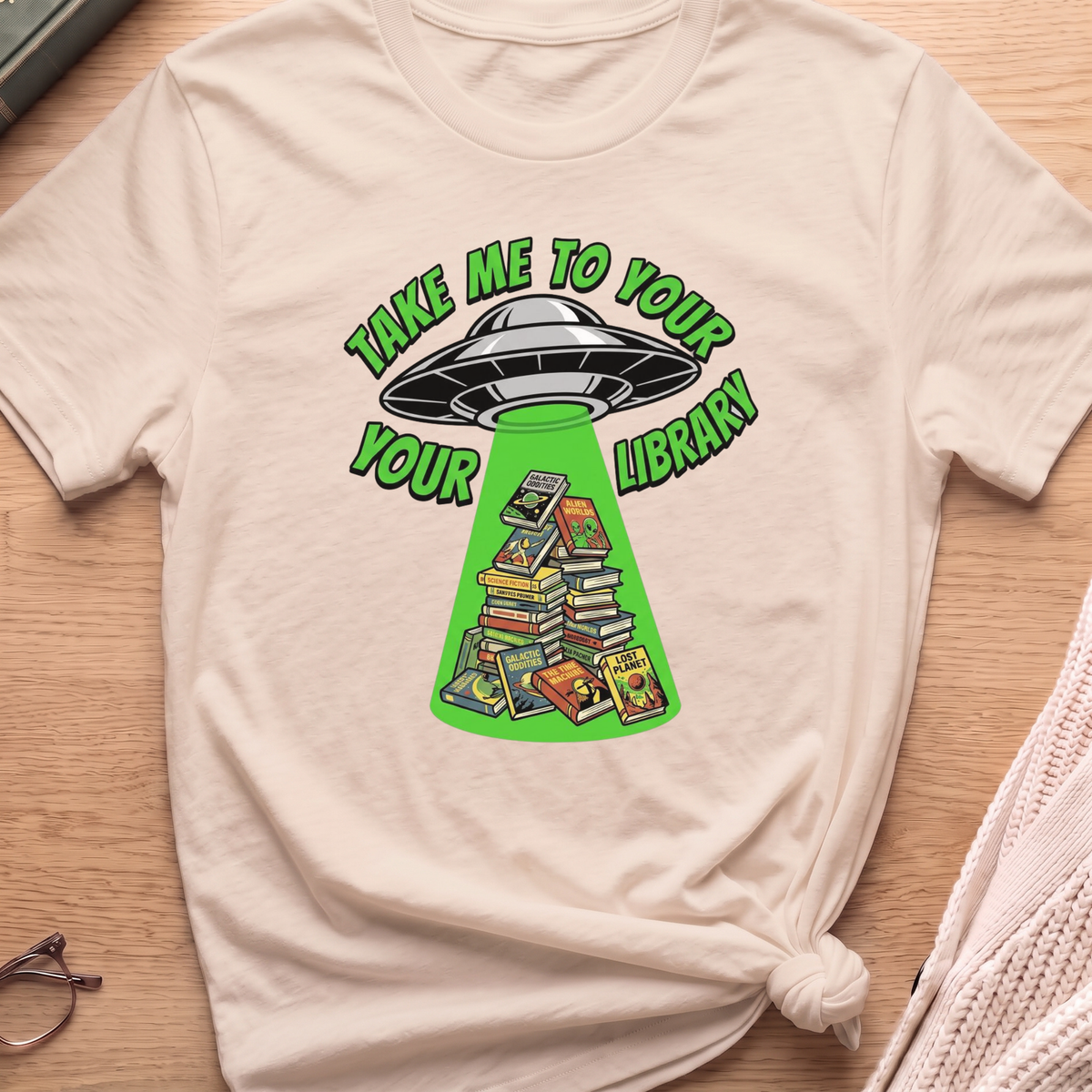 Take me to your Library T-Shirt