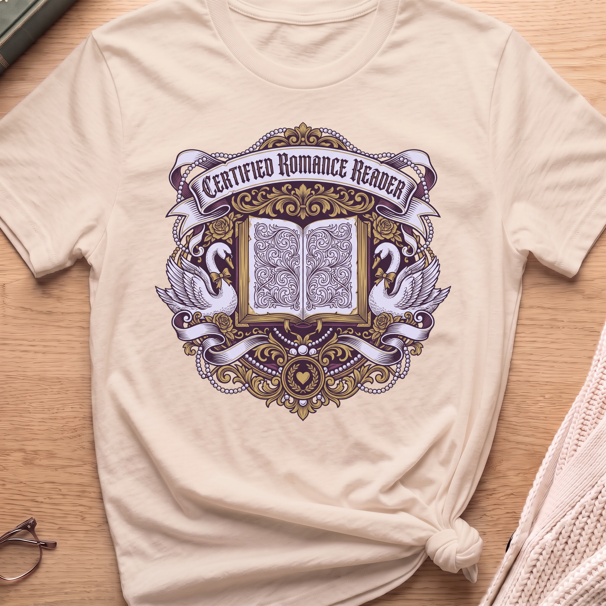 Certified Romance Reader T-Shirt