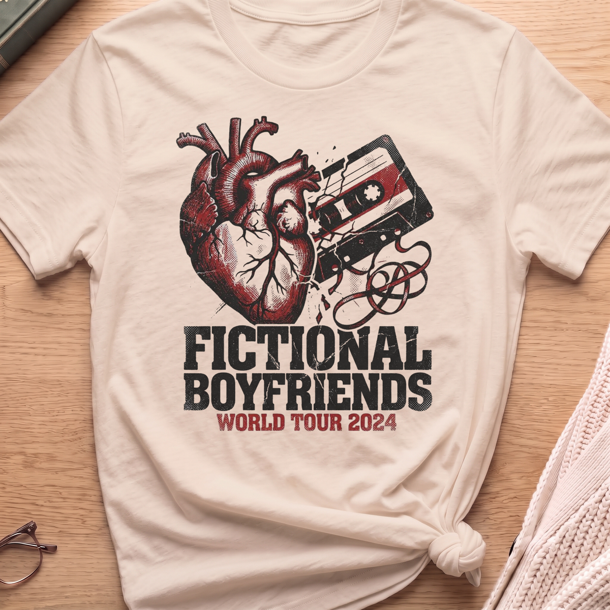 Fictional Boyfriend Tape T-Shirt