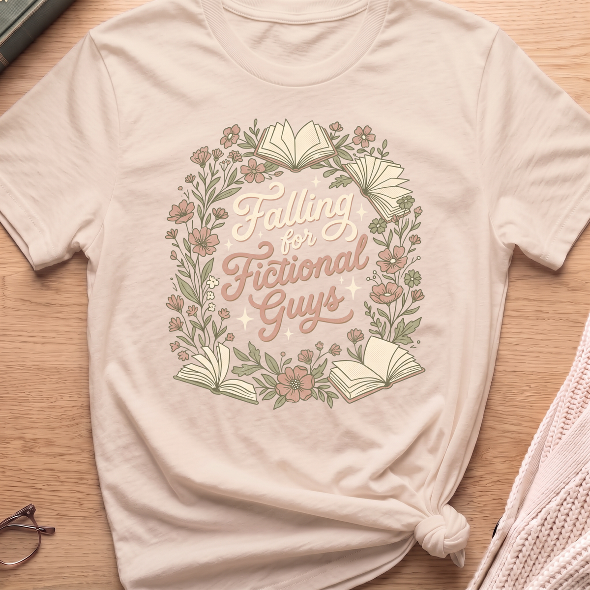 Falling for Fictional Guys T-Shirt